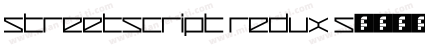 Streetscript Redux S字体转换